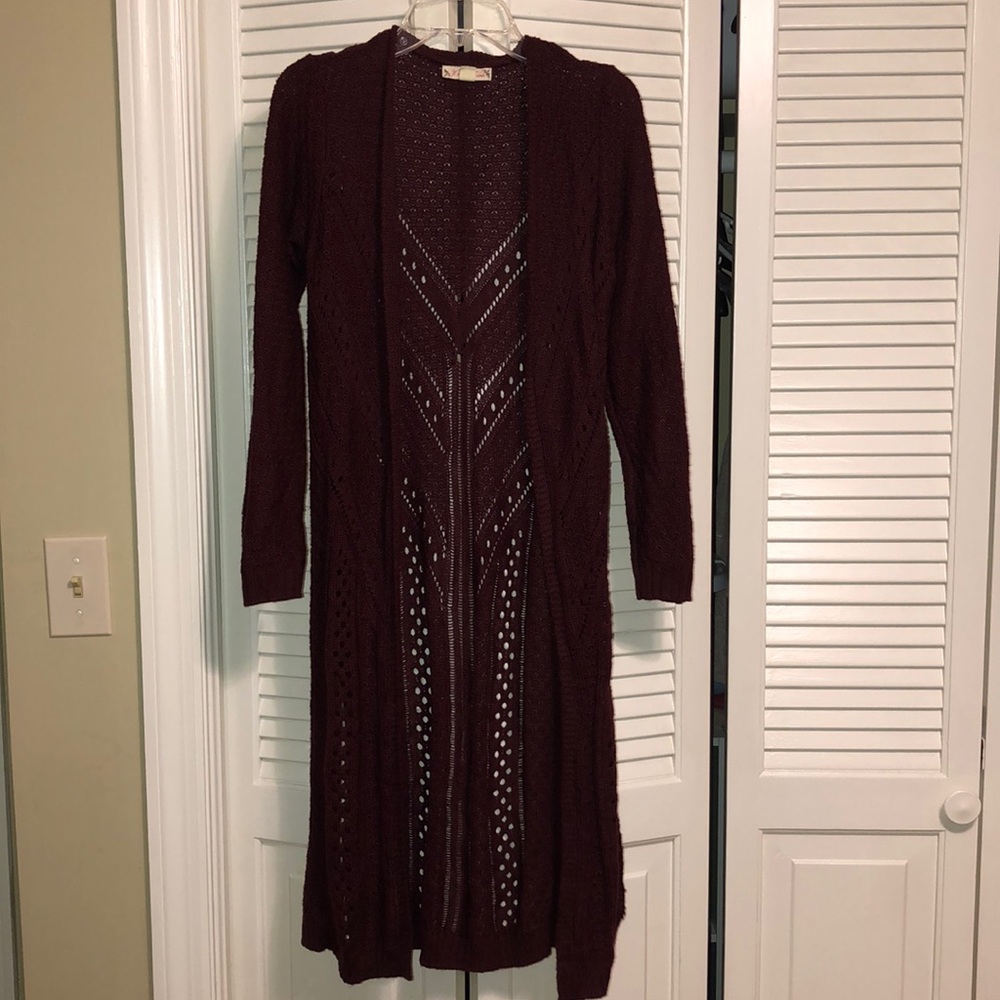 Burgundy Sweater